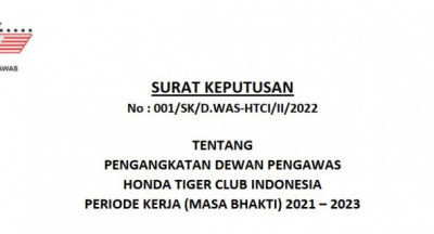 Gambar konten - SK Pengangkatan Dewan Pengawas  HTCI Periode Kerja (Masa Bhakti) 2021 - 2023